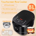 Amazon Supplier 220V Kitchen 5L Black Multifunction Intelligent Electric Rice Cooker